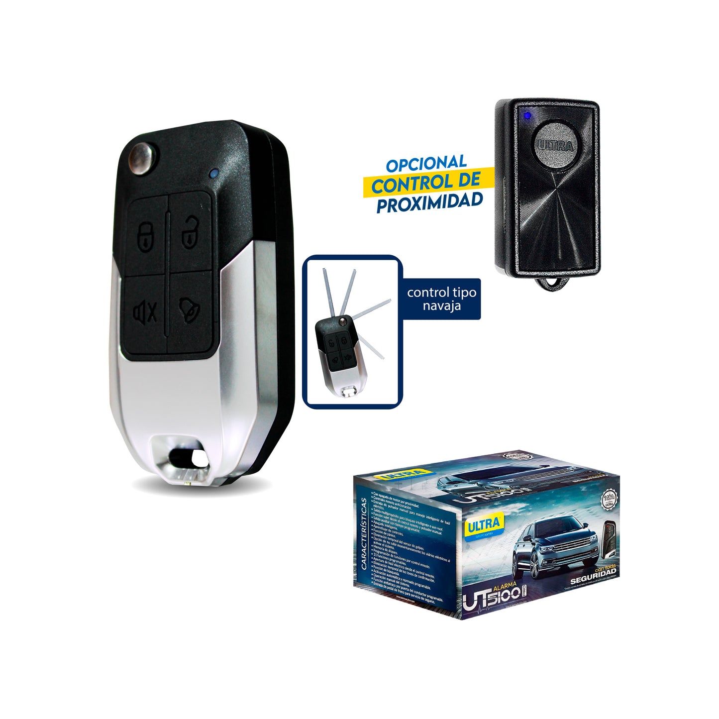 ALARMA PARA CARRO ULTRA UT5100 DV – Doble Vía