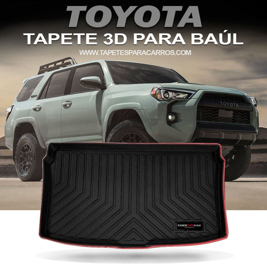 Tapete 3D para baúl Toyota Prado 7 Puestos