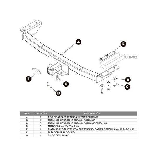 enganche de arrastre para auto
