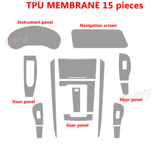 PPF Mazda CX30 Consola Interior 15 Piezas TPU
