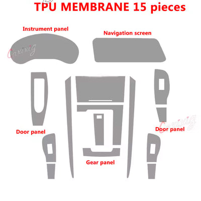 PPF Mazda CX30 Consola Interior 15 Piezas TPU