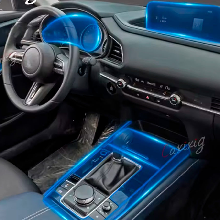 PPF Mazda CX30 Consola Interior 15 Piezas TPU