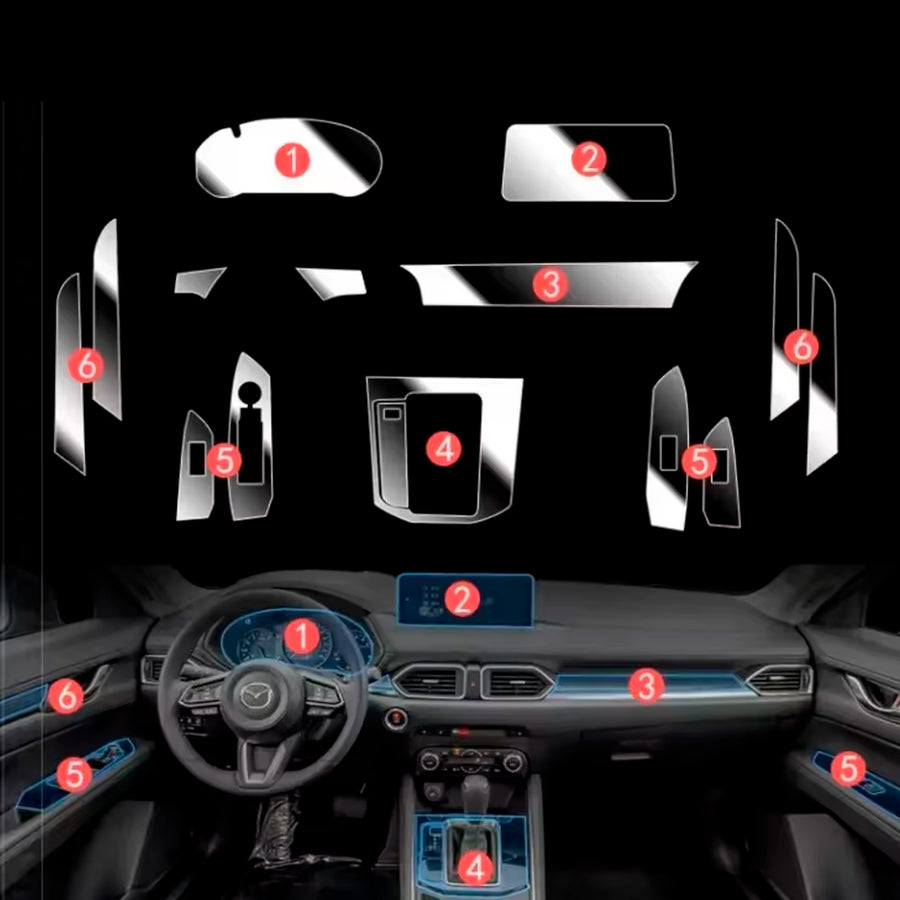 PPF Consola Mazda CX5 TPU