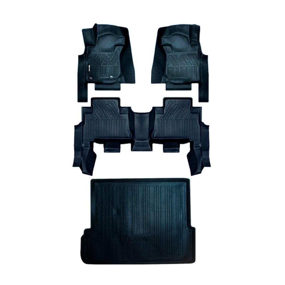 Tapetes termoformados Toyota 4Runner 5D 2015-2026 - Protección Total 5D + Material TPE Premium