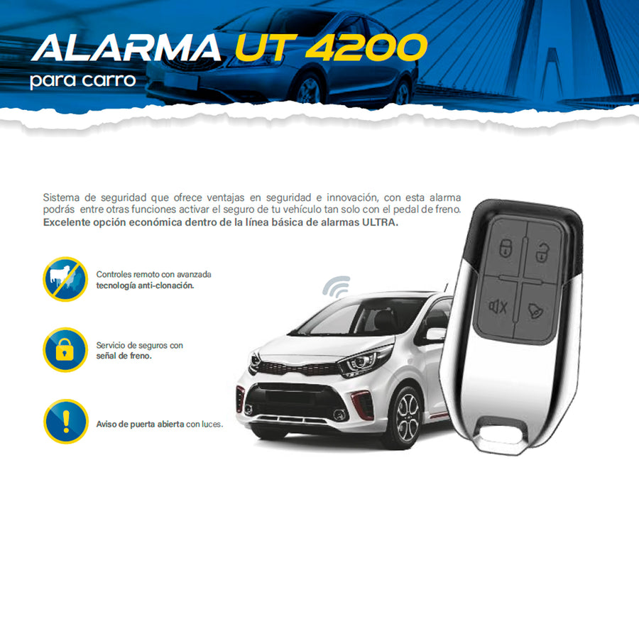 ultra para carro alarma ut 4200 bogota