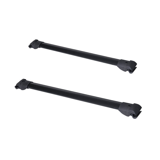 Barras transversales para techo de camioneta Volkswagen Tiguan negras BEPO 1200