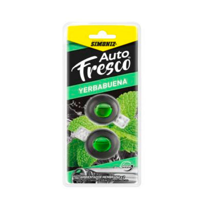 Auto fresco 2,5 ml c/u  YERBABUENA