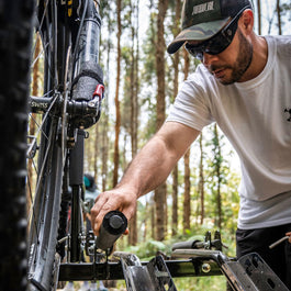 Portabicicleta para carro de plataforma para 2 bicis Genesis Power MAX