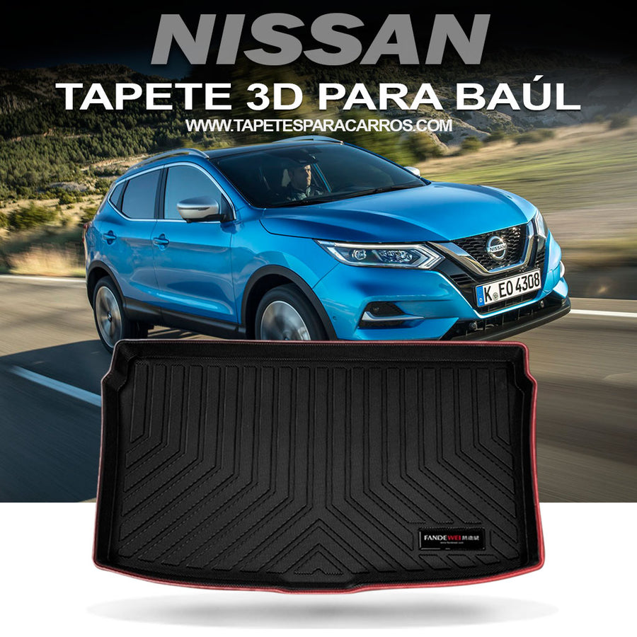 Tapete 3D para baúl Nissan March