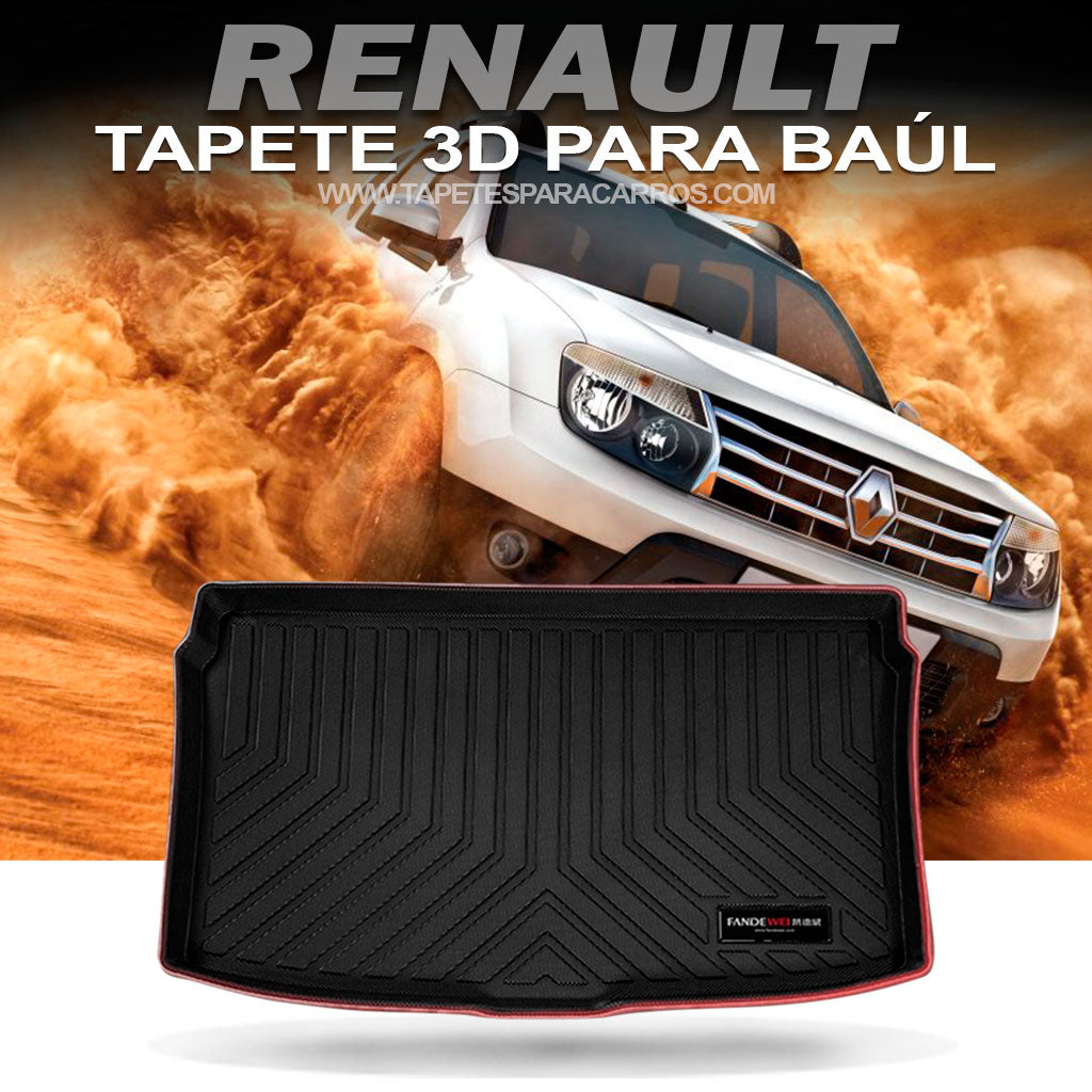 Tapete 3D para baúl Renault Duster