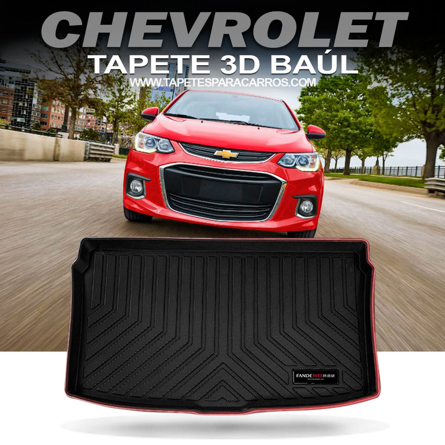 Tapete 3D para baúl Chevrolet Sonic