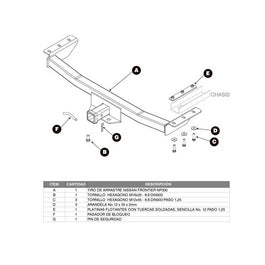tiros de arrastre easy hitch -Tiro-De-Arrastre-Defénder-Nissan-Frontier-2015-2021-como-se-instala