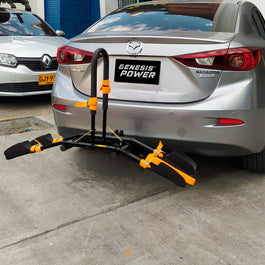 Portabicicletas para carro X2 Bicis Genesis Power AIR tipo en plataforma
