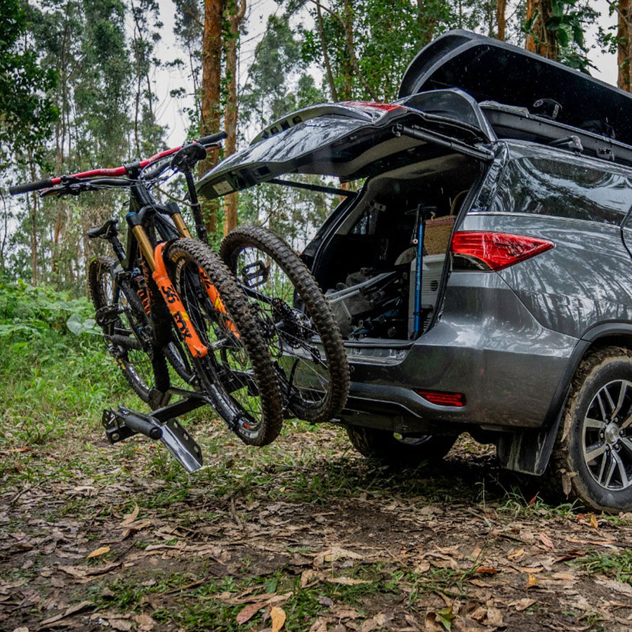 Portabicicleta para carro de plataforma para 2 bicis Genesis Power MAX