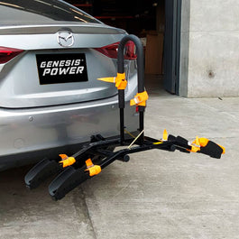 Portabicicletas para carro X2 Bicis Genesis Power AIR tipo en plataforma